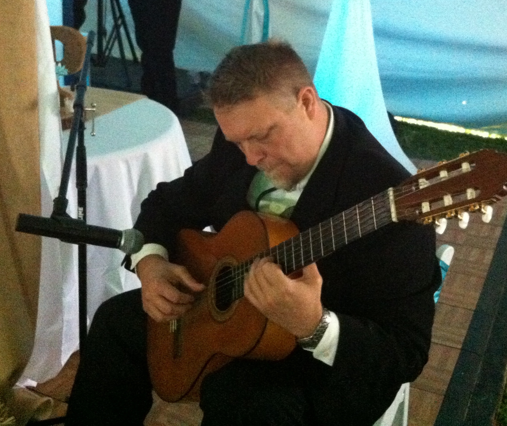 James C. Robbins performing live